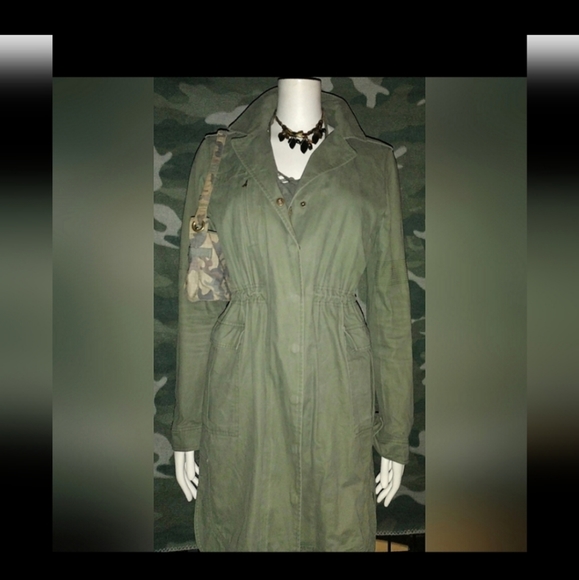 "Mo : Vint" Green 3/4 Jacket - Picture 3 of 16